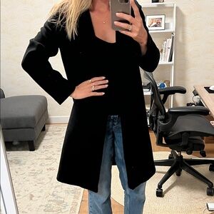 Zara black trench coat